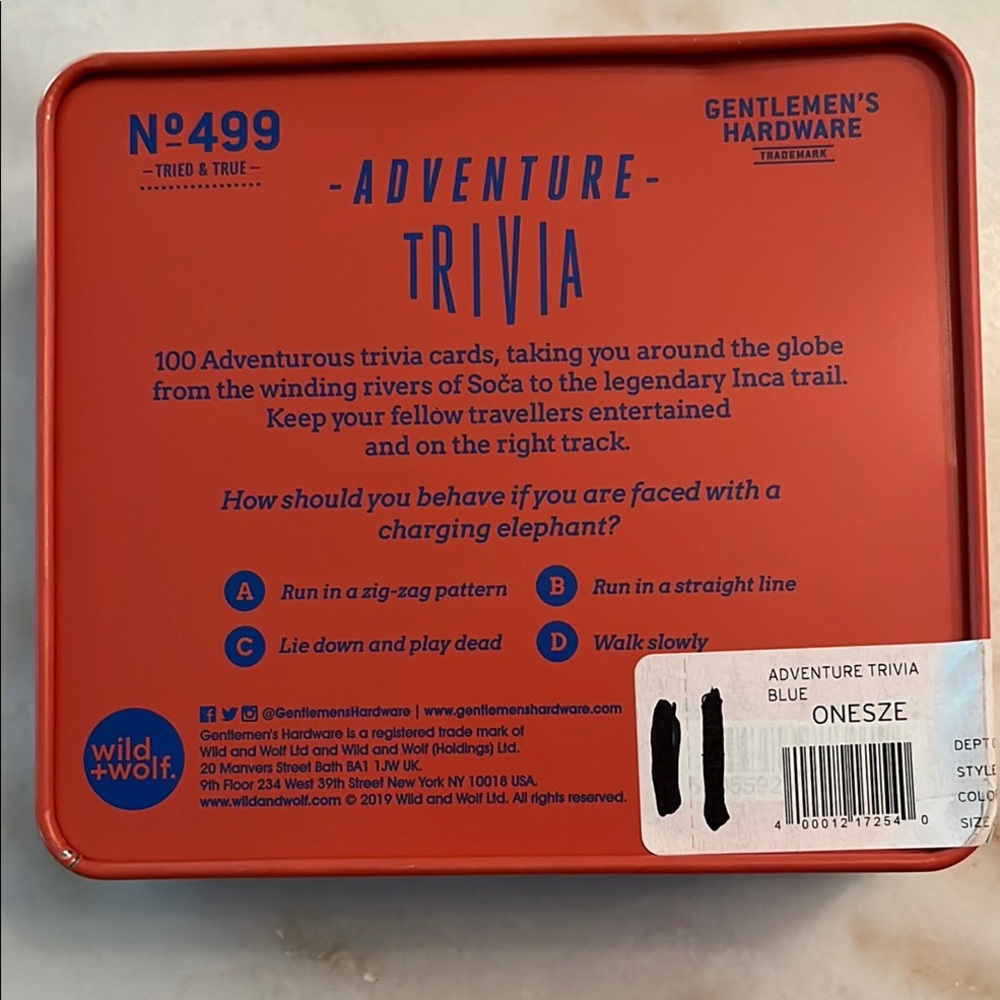 Adventure Trivia Card Game NEW -summer fun for your next adventure, 100 cards - Picture 2 of 10